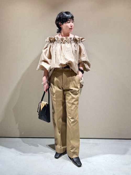 Chaos 2025 spring collection 2タックチノパンツ