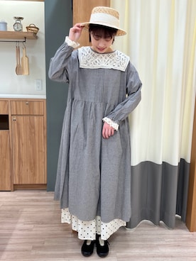 「Samansa Mos2（サマンサ モスモス）のアイテム（シューズ）」を使った、ぁぉぃさん（レディース・162cm）の春コーディネート