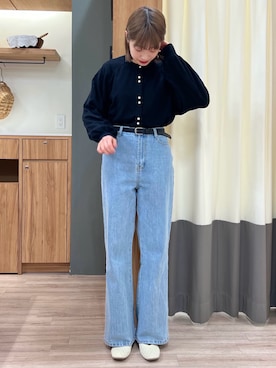 「Samansa Mos2（サマンサ モスモス）のアイテム（パンツ）」を使った、ぁぉぃさん（レディース・163cm）の春コーディネート