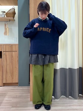 「秋冬」｜「アイテム（チュニック）」を使った、ぁぉぃさん（レディース・162cm）の秋コーディネート