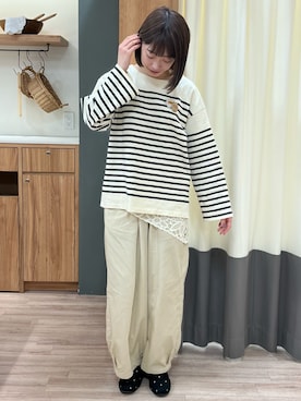 「アイテム（ドレスシューズ、グレー系）」を使った、ぁぉぃさん（レディース・163cm）の春コーディネート