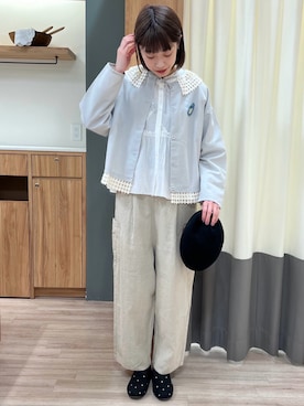 「ゆべしコラボ」｜ぁぉぃさん（レディース・163cm）の春コーディネート