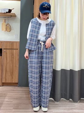 「Samansa Mos2（サマンサ モスモス）のアイテム（パンツ）」を使った、ぁぉぃさん（レディース・163cm）の春コーディネート