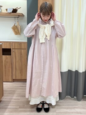 「桜色コーデ」｜ぁぉぃさん（レディース・163cm）の春コーディネート