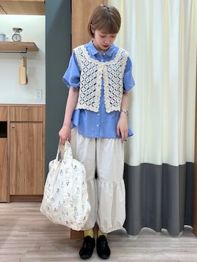 ぁぉぃさん(レディース・162cm)の夏コーディネート