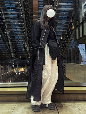 「Needles（ニードルス）のアイテム（その他パンツ）」を使った、つぴさん（レディース・156cm）の秋コーディネート