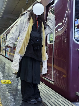 「CAMPER（カンペール）のアイテム」を使った、つぴさん（レディース・156cm）の冬コーディネート