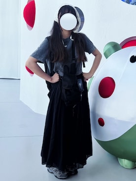 「バブーシュカ」｜つぴさん（レディース・156cm）の夏コーディネート