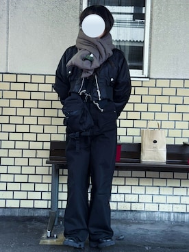 「CAMPER（カンペール）のアイテム」を使った、つぴさん（レディース・156cm）の冬コーディネート