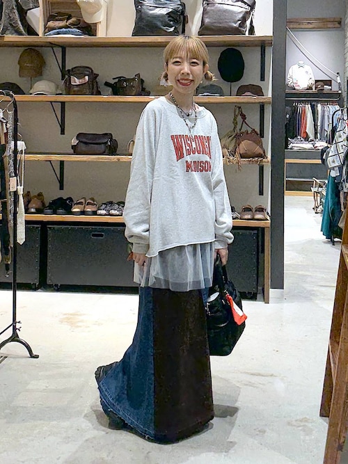 シャネル　デニム　ボックススカート　美品 Yahoo!オークション -「シャネル デニム スカート