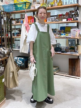 「アイテム（ワンピース/ドレス）」を使った、aimiさん（レディース・156cm・30代）の春コーディネート