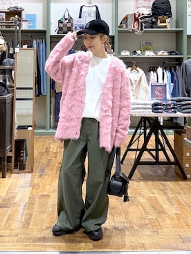 「アイテム（帽子）」を使った、aimiさん（レディース・156cm・40代）の秋コーディネート