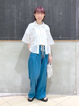 「カラーマイスター_nikoand...」｜aimiさん（レディース・156cm）の夏コーディネート
