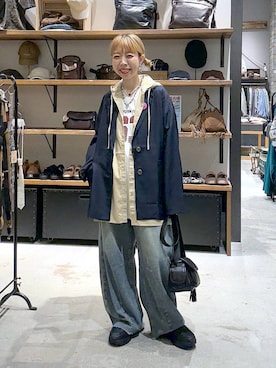 「niko and...（ニコアンド）のアイテム」を使った、aimiさん（レディース・156cm）の秋コーディネート