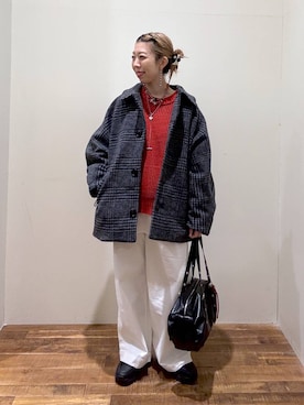 「アイテム（ブルゾン）」を使った、aimiさん（レディース・156cm・40代）の冬コーディネート