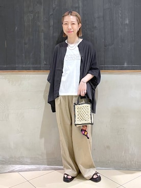 「アイテム（バッグ）」を使った、aimiさん（レディース・156cm・30代）の夏コーディネート