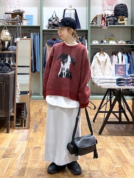 「アイテム（バッグ）」を使った、aimiさん（レディース・156cm・30代）の秋コーディネート