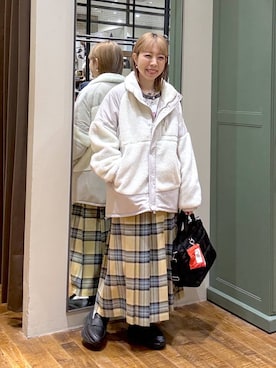 「アイテム（ジャケット/アウター）」を使った、aimiさん（レディース・156cm・40代）の秋コーディネート