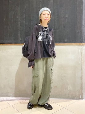「アイテム（帽子）」を使った、aimiさん（レディース・156cm・30代）の夏コーディネート