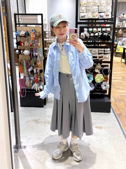 タグ付未使用 アンスクリア カレンソロジー コットン 天竺 レイヤードカットソー Dot Hole Denim Pants ID―PT57 | INSCRIRE