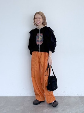「niko and...（ニコアンド）のアイテム」を使った、aimiさん（レディース・156cm）の夏コーディネート