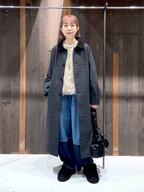 ニコアンド niko andウーリーテックステンロングコート long