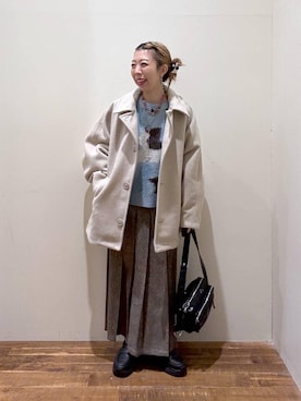 「アイテム（ブルゾン）」を使った、aimiさん（レディース・156cm・40代）の冬コーディネート