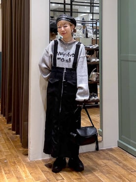 「アイテム（ハンチング/ベレー帽）」を使った、aimiさん（レディース・156cm・40代）の秋コーディネート