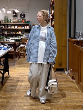 「アイテム（スニーカー）」を使った、aimiさん（レディース・156cm・30代）の夏コーディネート