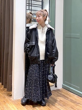 「アイテム（ブルゾン）」を使った、aimiさん（レディース・156cm・40代）の秋コーディネート