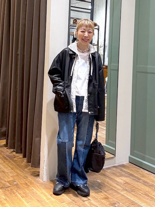 3Dフラワーメッシュフーディー（パーカー）｜niko and（ニコアンド