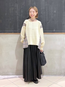 「アイテム（バッグ）」を使った、aimiさん（レディース・156cm・30代）の秋コーディネート