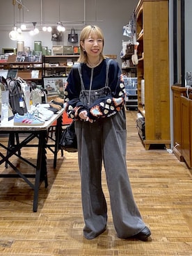 「アイテム（スウェット）」を使った、aimiさん（レディース・156cm・30代）の秋コーディネート