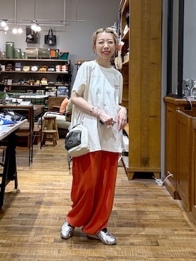 「アイテム（スニーカー）」を使った、aimiさん（レディース・156cm・30代）の夏コーディネート