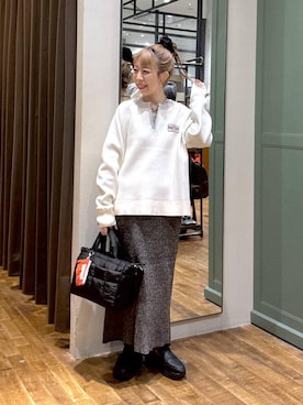 「アイテム（シュシュ）」を使った、aimiさん（レディース・156cm・30代）の秋コーディネート