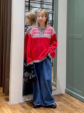 「アイテム（トップス）」を使った、aimiさん（レディース・156cm・40代）の秋コーディネート