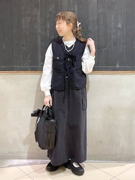 「アイテム（ワンピース/ドレス）」を使った、aimiさん（レディース・156cm・30代）の冬コーディネート