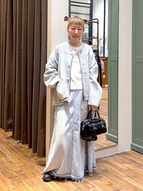 ニコアンド⭐︎ JEANS NKJ2026SS❤️新品❤️スリットロングデニムスカート 楽天市場】[NKJ 2026SS] スリットロングデニムスカート niko and
