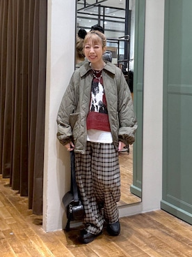 「アイテム（その他アウター）」を使った、aimiさん（レディース・156cm・40代）の秋コーディネート