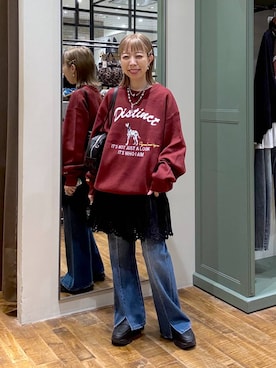 「アイテム（ニット/セーター）」を使った、aimiさん（レディース・156cm・40代）の秋コーディネート
