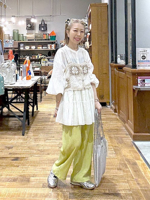 新品未使用　ニコアンド メイクスタッフaimi ニットキャミ 新品未使用 ニコアンド メイクスタッフaimi ニットキャミ - メルカリ