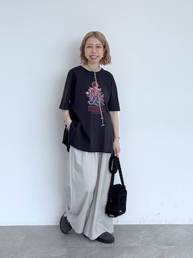 「アイテム（ショルダーバッグ）」を使った、aimiさん（レディース・156cm・30代）の夏コーディネート