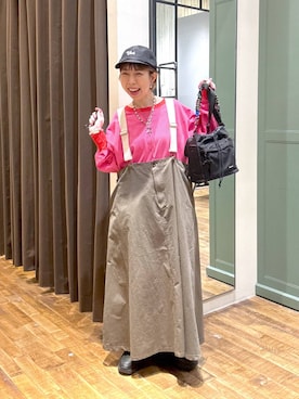 「VLANK（ブランク）のアイテム」を使った、aimiさん（レディース・156cm）の春コーディネート