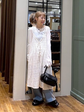 「アイテム（ドレスシューズ）」を使った、aimiさん（レディース・156cm・30代）の秋コーディネート