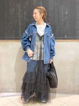「アイテム（ワンピース/ドレス）」を使った、aimiさん（レディース・156cm・30代）の春コーディネート