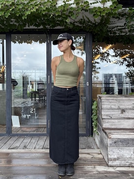 「Saturdays NYC（サタデーズ ニューヨークシティ ）のアイテム」を使った、yzkさん（レディース・163cm）の秋コーディネート