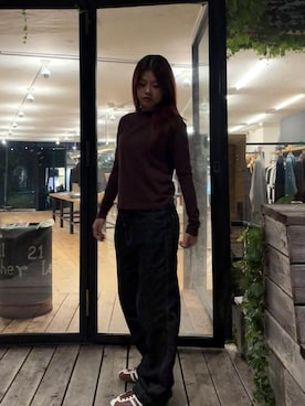 「Saturdays NYC（サタデーズ ニューヨークシティ ）のアイテム」を使った、yzkさん（レディース・163cm）の秋コーディネート