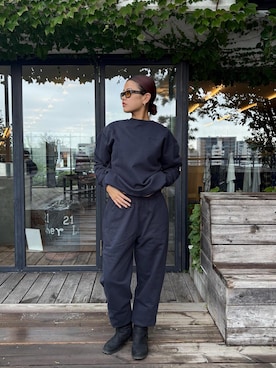 「Saturdays NYC（サタデーズ ニューヨークシティ ）のアイテム」を使った、yzkさん（レディース・163cm）の秋コーディネート