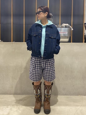 「blue」｜yzkさん（レディース・163cm）の秋コーディネート