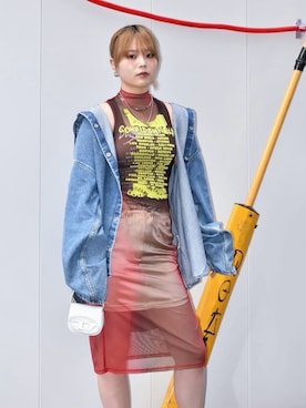 「アイテム（シャツ/ブラウス）」を使った、ゆなさん（レディース・158cm）の秋コーディネート